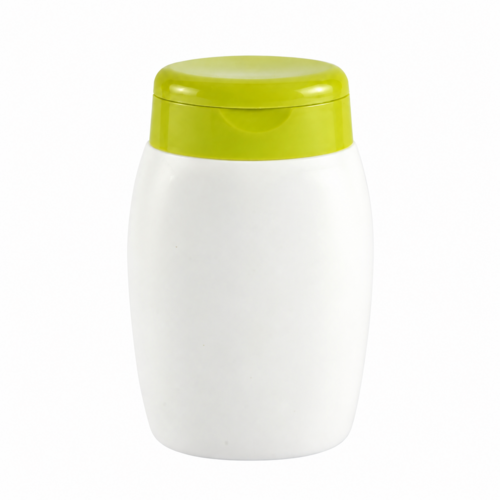 Kozmetikai flakon, fedett fehér/zöld - 100 ml, 20x