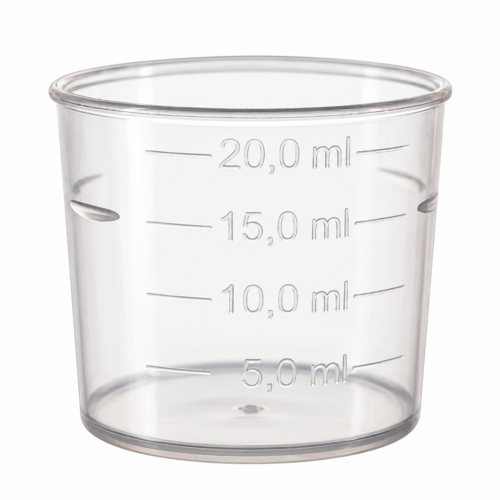Adagoló pohár - 5-20 ml, 50x