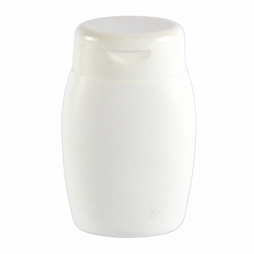 Kozmetikai flakon, fedett fehér - 100 ml, 50x