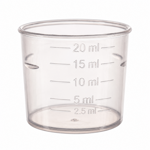 Adagoló pohár - 2.5 - 20 ml, 100x