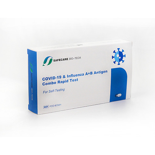Covid-19 + Influenza A+B antigén Combo teszt