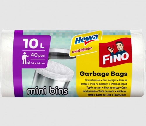 Műanyag szemeteszsák FINO - mini 40db/csomag - 10l 