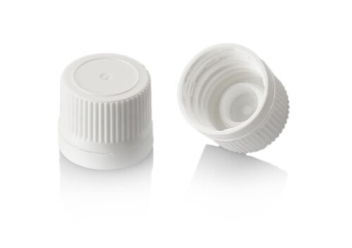Műanyag kupak GZ -1.4M - Ø18mm, fehér - 100x