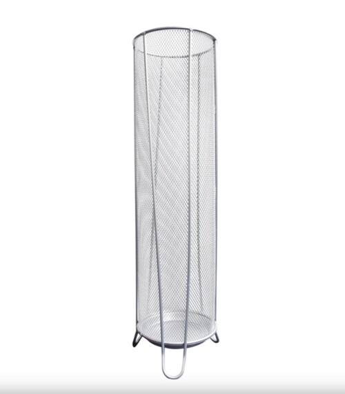 Esernyőtartó, ezüst - Ø130x500 mm