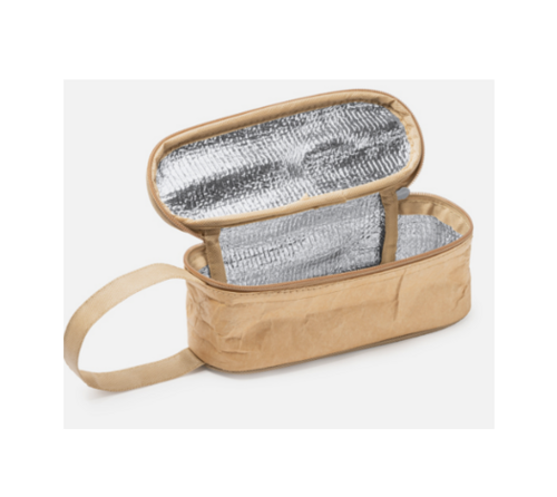 Laminált papírból készült ellenálló szendvicstáska cipzárral - 1x