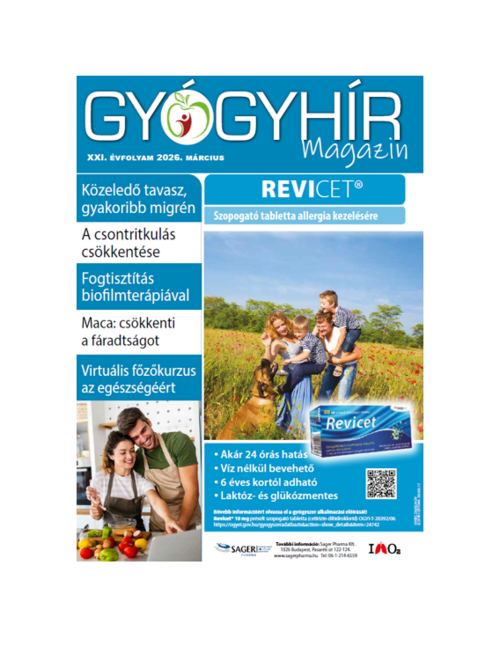 Gyógyhír Magazin 2026. Márciusi szám - 10x