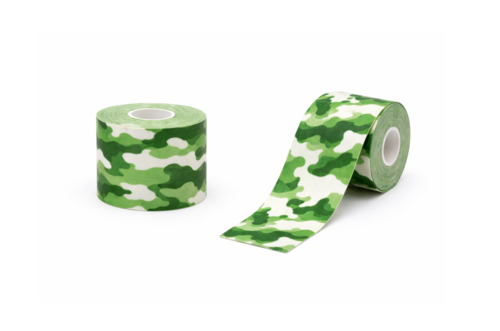 Kineziológiai tapasz 5cm x 5m, zöld terepmintás - 1x