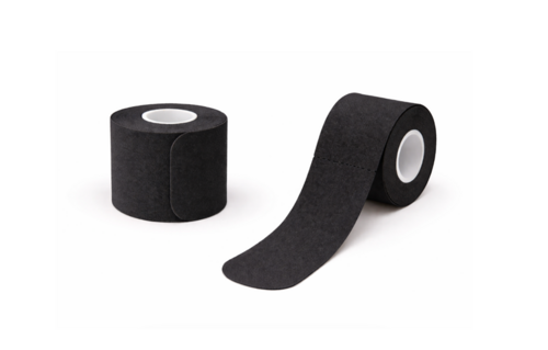 Kineziológiai tapasz, előrevágott 5cm x 5m, fekete, - 1x