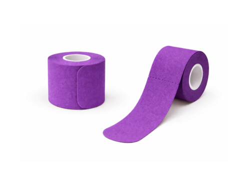 Kineziológiai tapasz, előrevágott 5cm x 5m, lila, - 1x