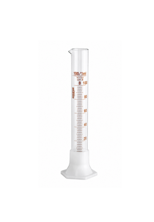 Üveg mérőhenger, 100 ml - Ø30x255 mm, 1x