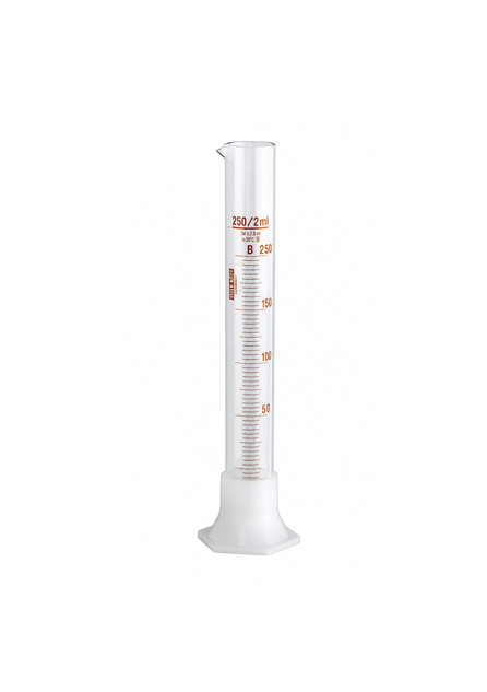 Üveg mérőhenger, 250 ml - Ø40x330 mm, 1x