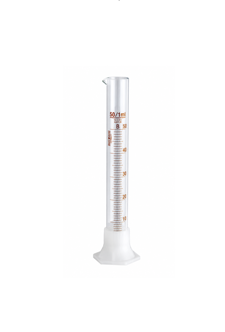 Üveg mérőhenger, 50 ml - Ø25x195 mm, 1x