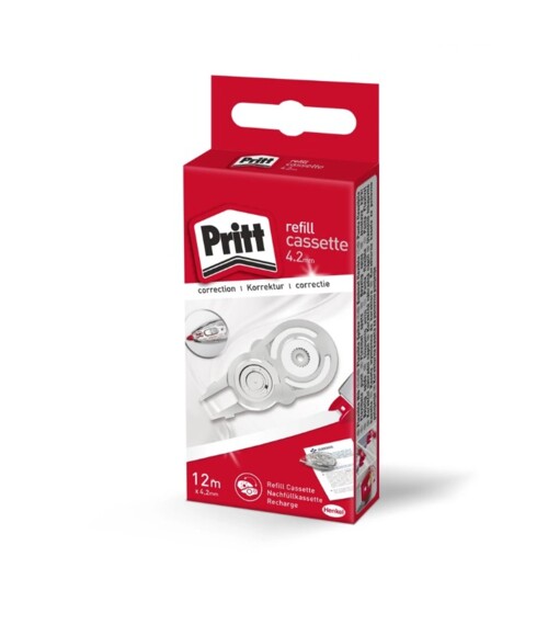 Hibajavító roller betét, 4,2 mm x 12 m utántöltő, Pritt - 1x