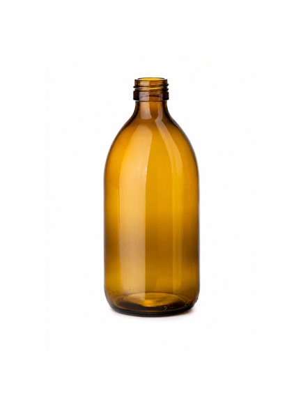 Folyadéküveg 500 ml, -T- Ø28 mm, barna – 32x