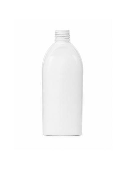 PET kozmetikai flakon, fehér - P- 500 ml, 28/410, 24x