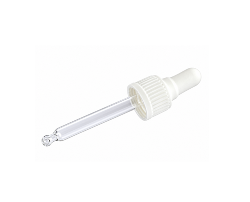 Pipettás kupak  - 30 ml, Ø18mm, fehér, 20x