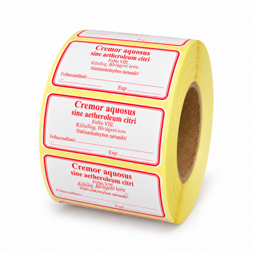 Cremor aquosus – sine aetheroleum citri - 20x55 mm, 1000x