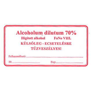 Alcoholum dilutum 70% - 30x60 mm, 1000x