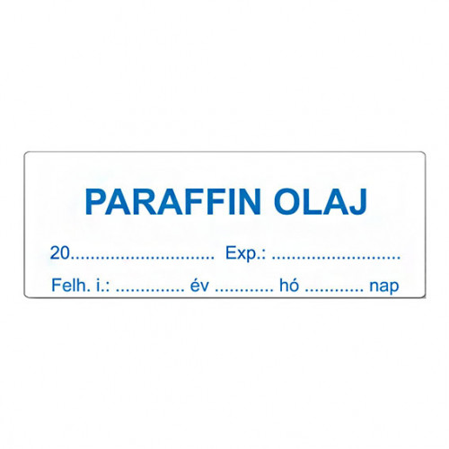 Paraffin olaj - 23x55 mm, 1000x