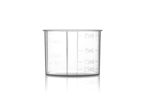Adagoló pohár - SD- 2.5-25 ml, 100x