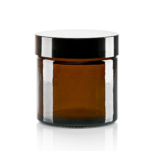 Üvegtégely + fekete tető 60ml 56x