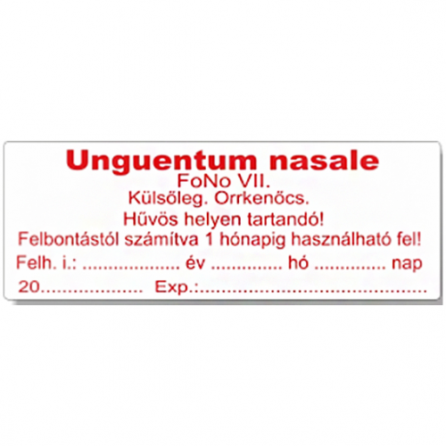 Unguentum nasale - 22x55 mm, 1000x